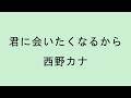 【歌詞付き】君に会いたくなるから - 西野カナ