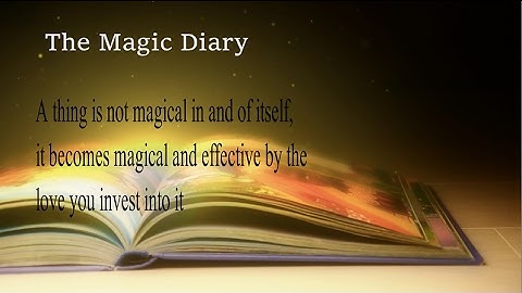 The Magic Diary