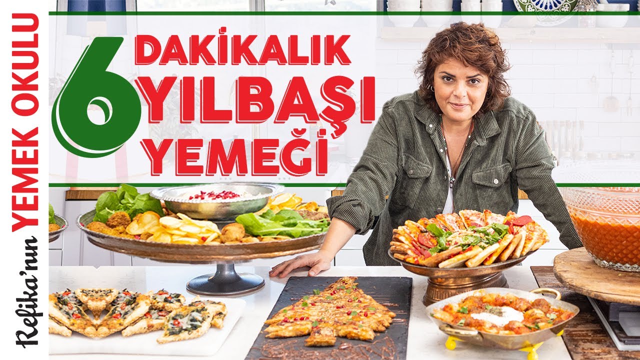 6 Dakikada Hazırlanacak 6 Yılbaşı Yemeği ???? Az Eforla Şahane Bir Yılbaşı Sofrası Mantı, Pide, Çorba