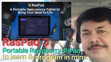 INTERESTiNG NEW TECHNOLOGY INVENTiON: RasPad- portable Raspberry PiPad to learn and program in Mins.