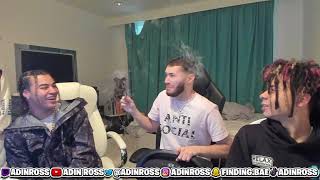 ADIN GETS TRICKED AND SMOKES PCP ON STREAM!!!