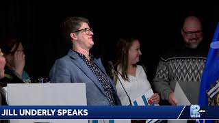 State Superintendent Jill Underly speaks