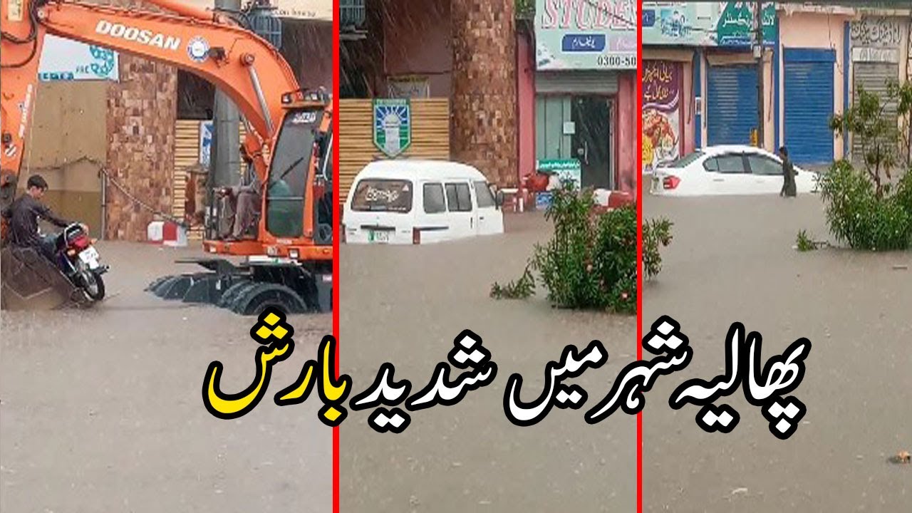 Mandi Bahauddin & Phalia City Main Shahadeed Barish Today weather