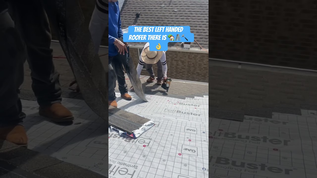 The Best Left Handed Roofer 🏡👌