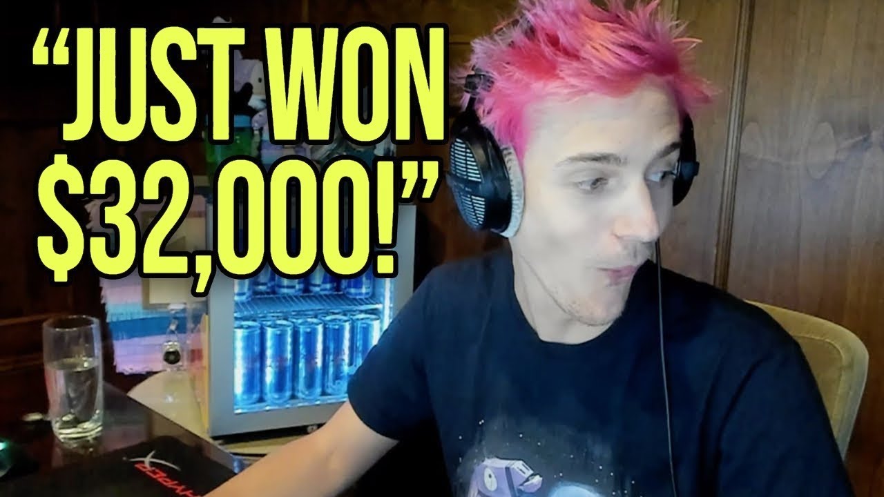 Ninja Reacts to *WINNING* $32,000 in Summer Skirmish