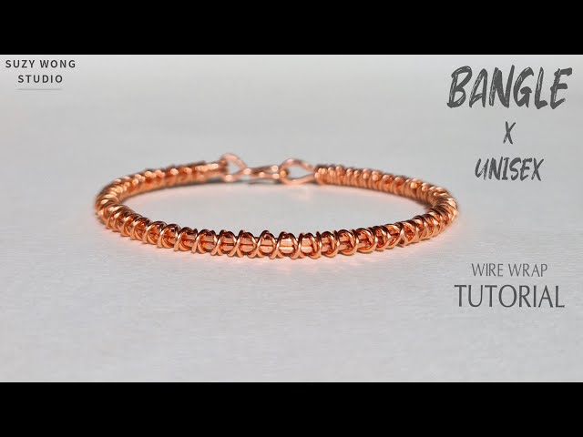 Rhinestone Trim Wire Wrap Bangle Tutorial | DIY Bracelet| Easy Bangle |DIY  Jewelry |How to make - YouTube