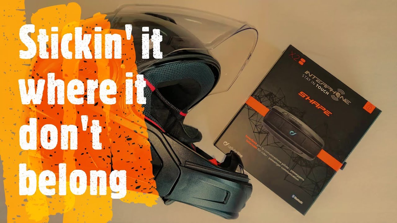 Installation of cellularline Interphone Shape in a Nolan n40-5 gt - YouTube