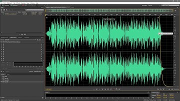How to add a fade in, or fade out, using Adobe Audition