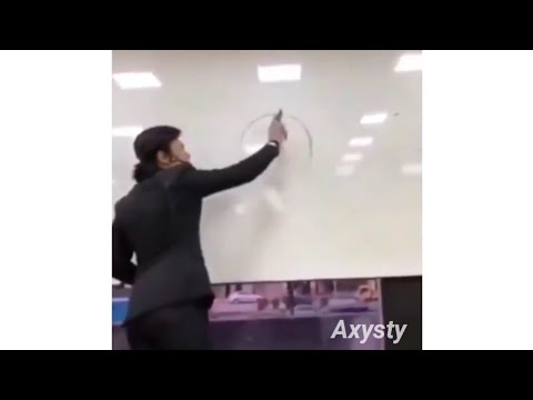 Guy draws a