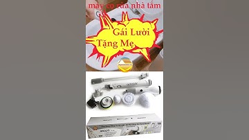 Bàn chải, máy cọ rửa làm sạch vệ sinh nhà tắm không dây với 4 đầu thay thế