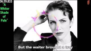 Procol Harum - "A Whiter Shade Of Pale", Annie Lennox -"A Whiter Shade Of Pale" With Lyrics