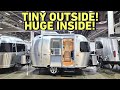 Tiny outside huge inside airstream bambi travel trailer rv