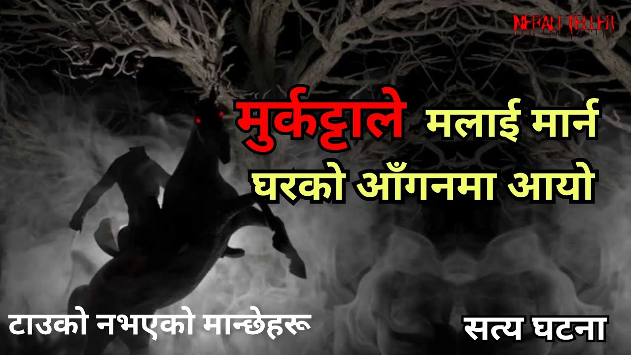 NEPALI GHOST STORY | MURKATTA LE MALAI MAARNA GHAR KO AAGAN MAA AAYO | TRUE STORY | NEPALI TELLER