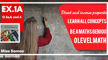 Mathematics Book 2 (D2) | 7th edition | New syllabus | Ex.1A | Direct and Inverse Proportion