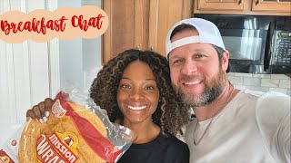 Bacon & Egg Quesadillas | LIVE Breakfast Chat