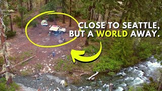 Incredible Riverside Dispersed Camping Near Seattle!