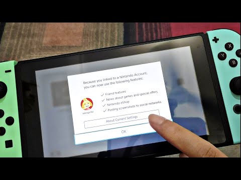Sign In dan Link Nintendo Account ke Nintendo Switch