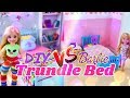 VERSUS: Barbie Chelsea Trundle Bed VS DIY Custom Trundle Bed