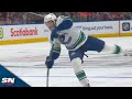 Canucks brock boeser stuns oilers home crowd with backtoback firstperiod goals