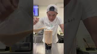 45%milk tea 35%boba 20%ice🧋 #boba #bobatea #yummy #bobalove #bobaaddict #bobatime