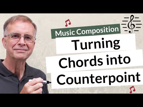 Writing Counterpoint from a Chord Scheme - Music Composition