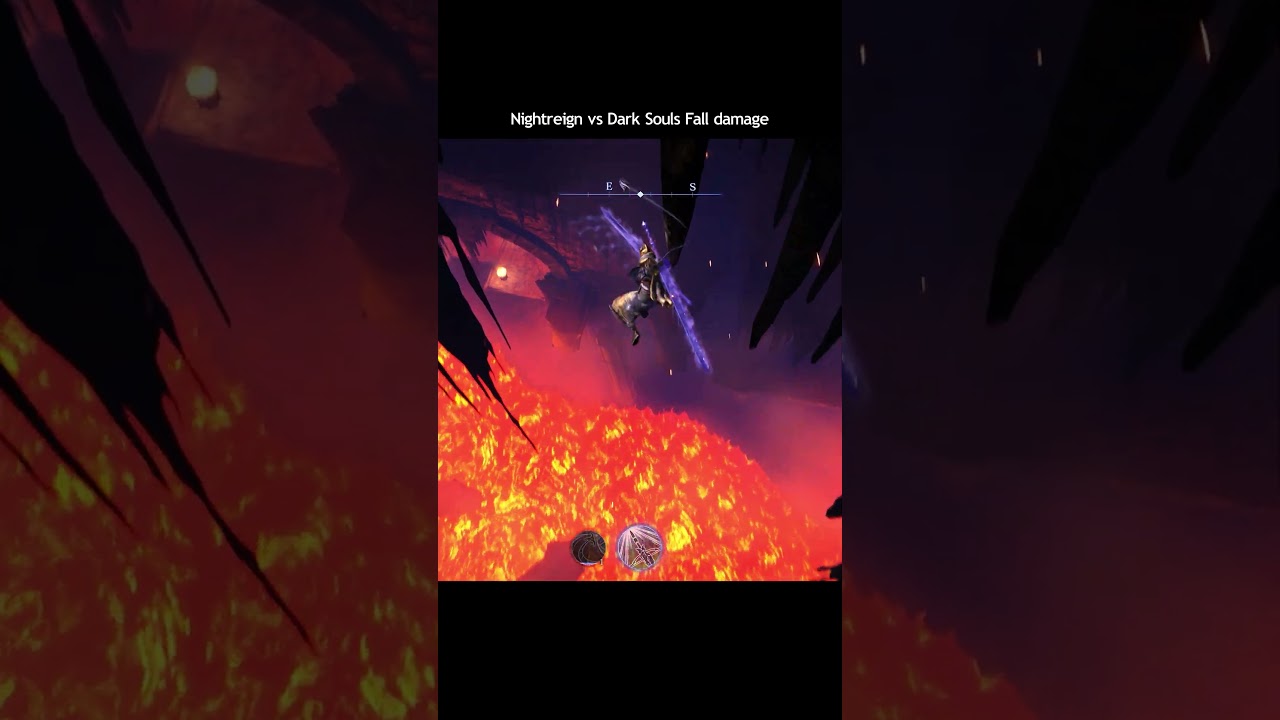 ELDEN RING NIGHTREIGN vs Dark Souls fall damage