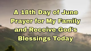 Lord, I choose to trust You with my family and home today.