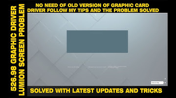 Nvidia GeForce Graphic problem in Lumion solved No Need Old Version. Software Link in Description