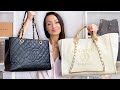 Chanel Deauville VS GST Tote Bag Review / Comparison & OUTFITS 