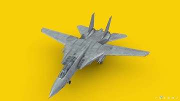 3D Model of F-14 Tomcat | US Air Force | USAF