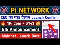 Pi Network New Update/Pi Network Mainnet Launch Kab Hoga/Pi Roadmap Update/Picoin Price In India/#pi