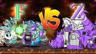 The Battle Cats - Floating VS Zombie (Bosses War)