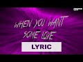 DJ Antoine & Deep Vice - When You Want Some Love (Official Lyric Video HD)