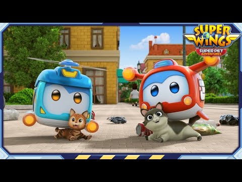 Cat Tower Catastrophe | Superwings Superpet Adventures | S7 Ep05 | Super Wings