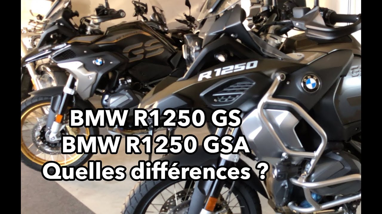 R1250GS et R1250GSA, quelles différences ?