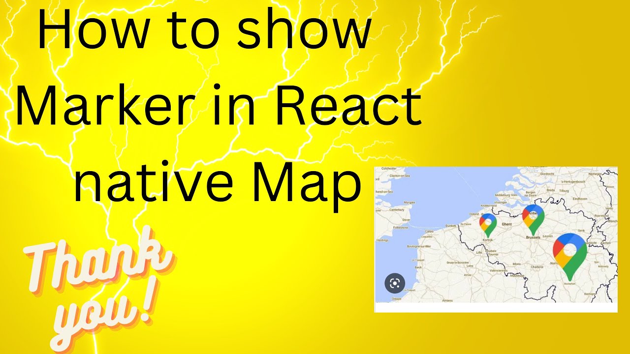How to show multiple marker on react native map in hindi - YouTube