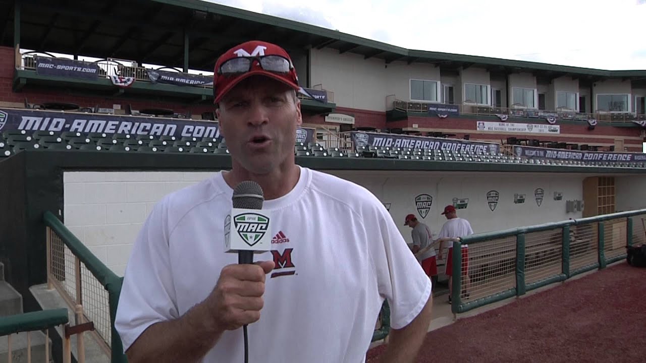 MAC Baseball Tournament Preview: Miami Head Coach Dan Simonds - YouTube
