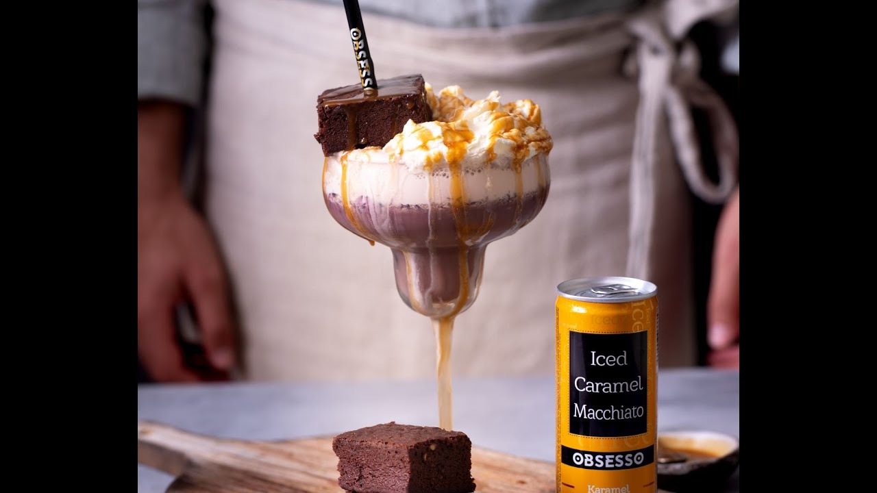Yaban Mersinli Caramel Macchiato OBSESSO soğukveyavaş YouTube