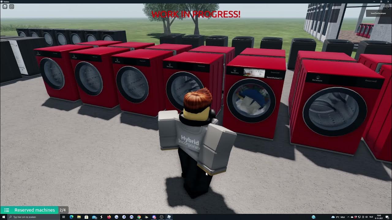 playing a random game with washing machines on roblox YouTube