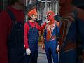 Spider-Man 2 vs Mario Wonder #shorts #mario #spiderman #gaming #comedy