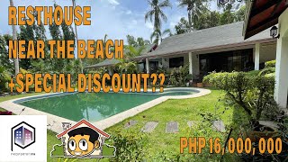 Batangas Hidden Resthouse near the Beach for sale? + Special Discounts?