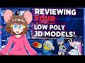 Reviewing YOUR Low Poly Contest Models! 💖 ✨🎄(Part 2!)