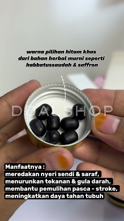 PIL HITAM HERBAL ALAMI UNTUK ASAM URAT, KOLESTEROL, DIABETES & NYERI SENDI – MAXPRIM BPOM!