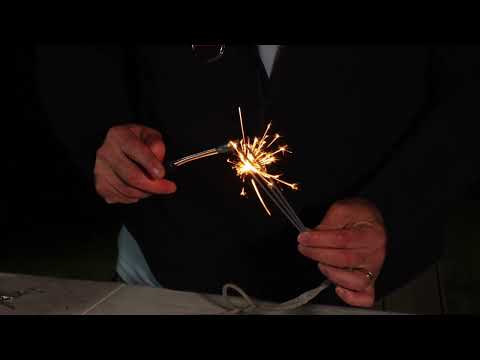 Light Painting with Sparklers