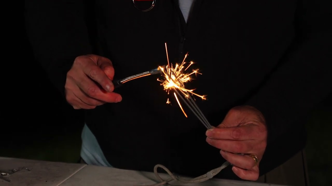 Light Painting with Sparklers