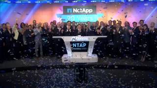 NetApp (Nasdaq: NTAP) Rings The Nasdaq Stock Market Opening Bell