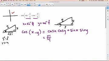 Calc 12 - 7.5 Inverse Trigonometric Functions (part 2)