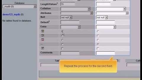 Managing a MySQL Database with phpMyAdmin - via cPanel