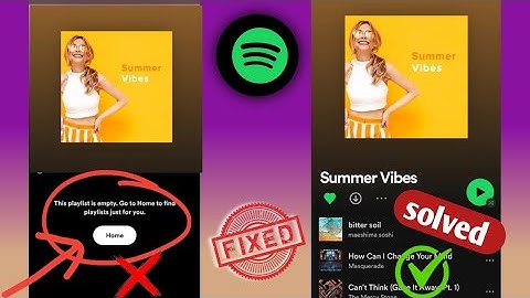 Fix Spotify Playlist Empty Problem | How To Fix Spotify This Playlist is Empty2025