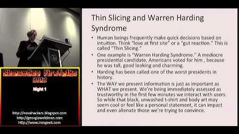 Shmoocon Firetalks 2012 Night 1